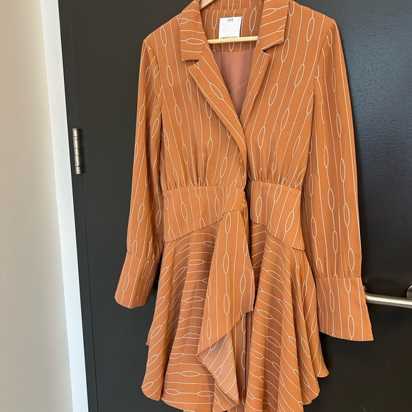 C/MEO Collective S EUC ultra wrap classic pattern blouse dress classic and lux - Picture 14 of 15